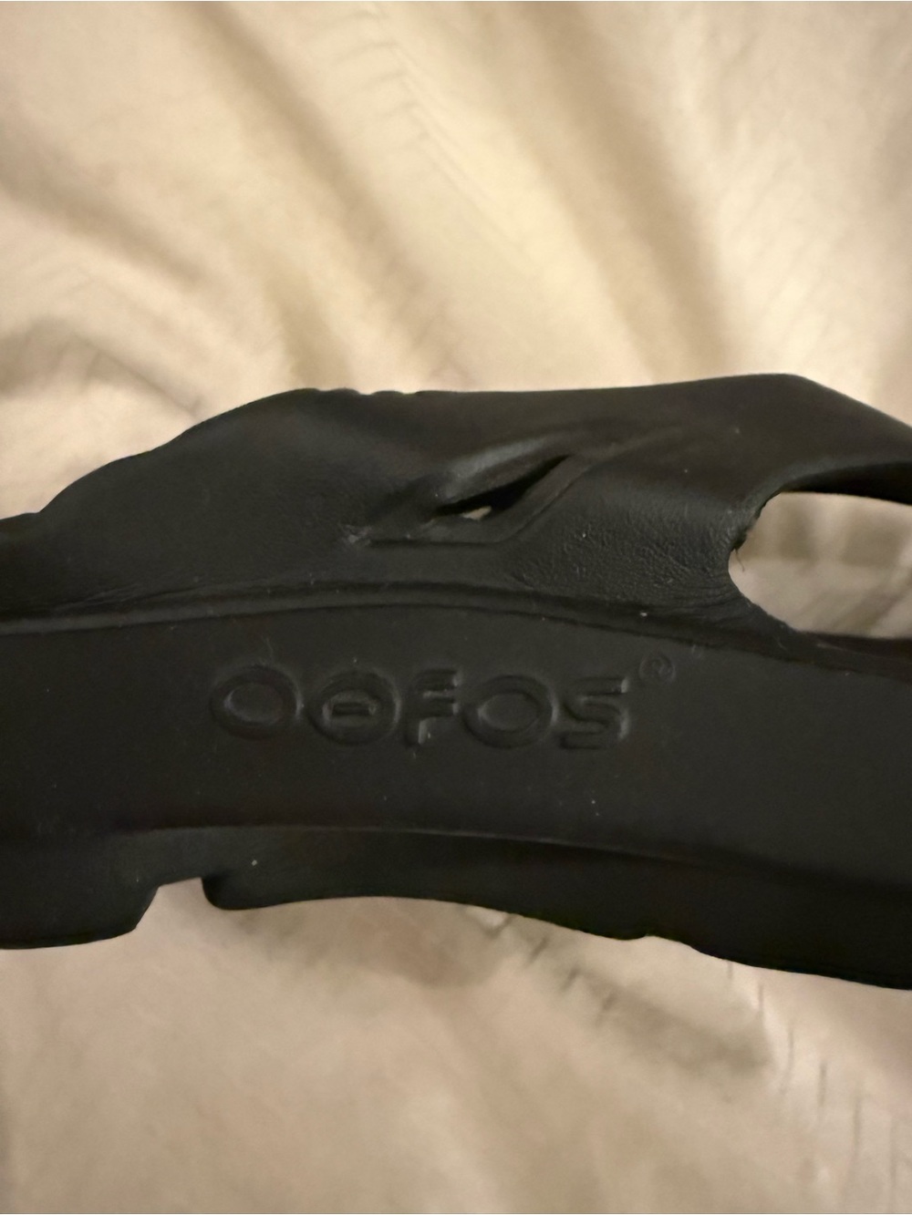 OOFOS Black Women's Flip Flop Sandals - Picture 4 of 4